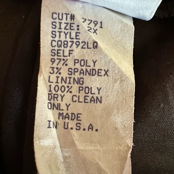 Tadashi Too Black Dress Off The Shoulders With Beadery Knee Length Size 2X - Picture 4 of 12